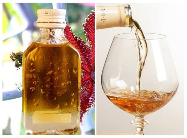 coñac y aceite de ricino contra los parásitos
